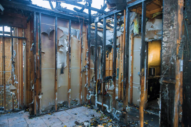 Professional Fire Damage Removal technician working in Dresher, PA